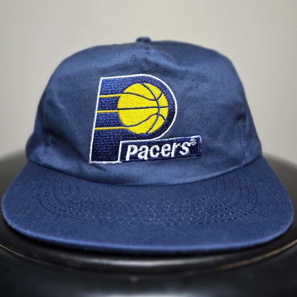 Indiana Pacers 80s Logo 7 RARE Sample Vintage NBA Basketball Snapback Hat